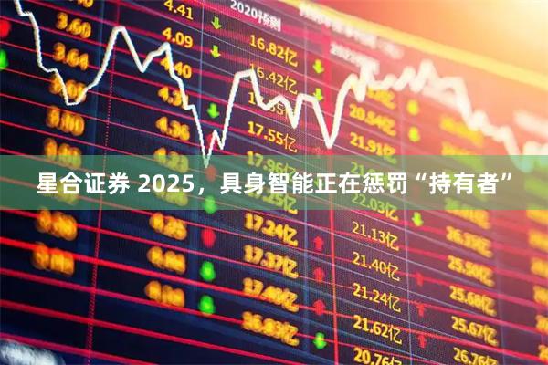 星合证券 2025，具身智能正在惩罚“持有者”