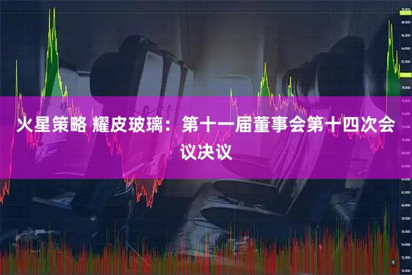 火星策略 耀皮玻璃：第十一届董事会第十四次会议决议